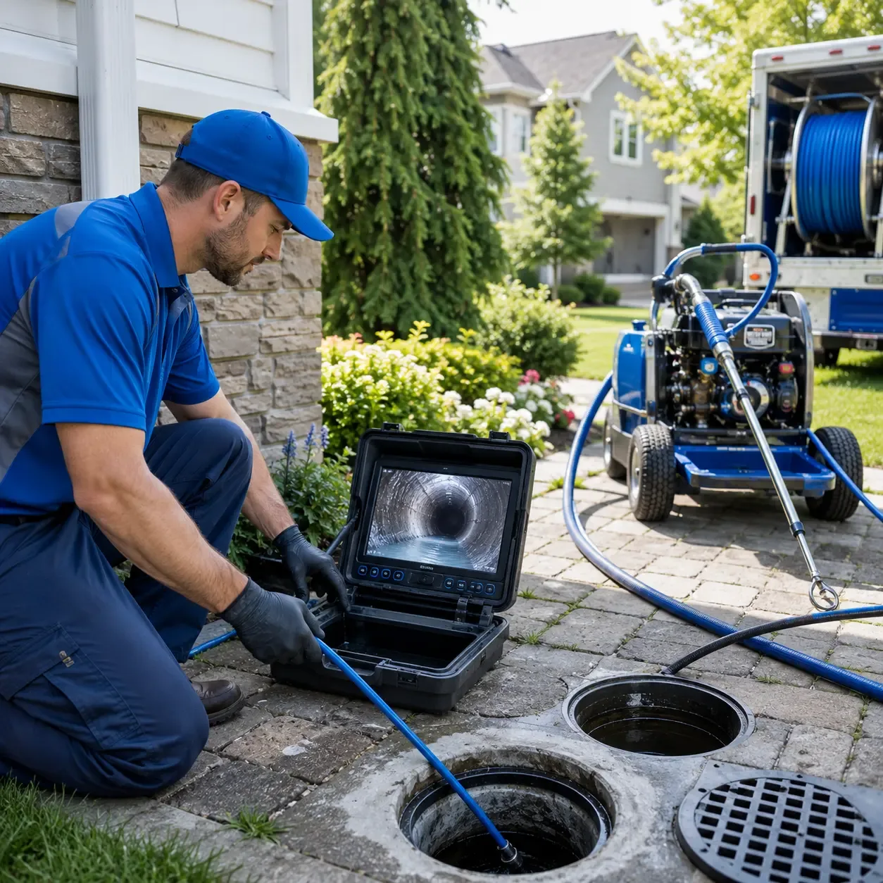 Outdoor drain cleaning professionals serving Goliad, TX